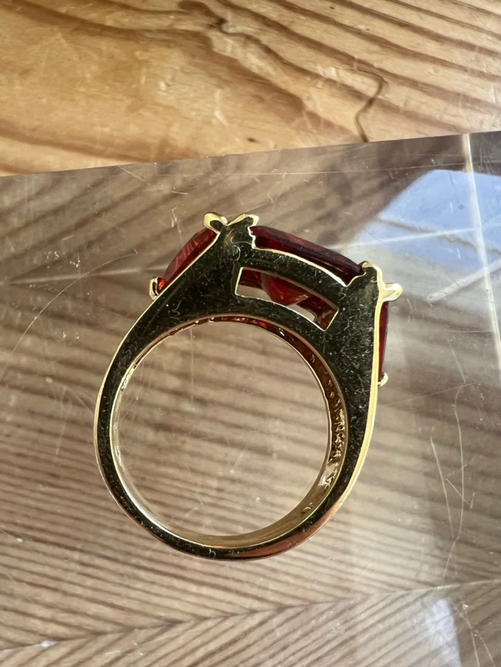 CZ S925 Cocktail Ring Size 7.5